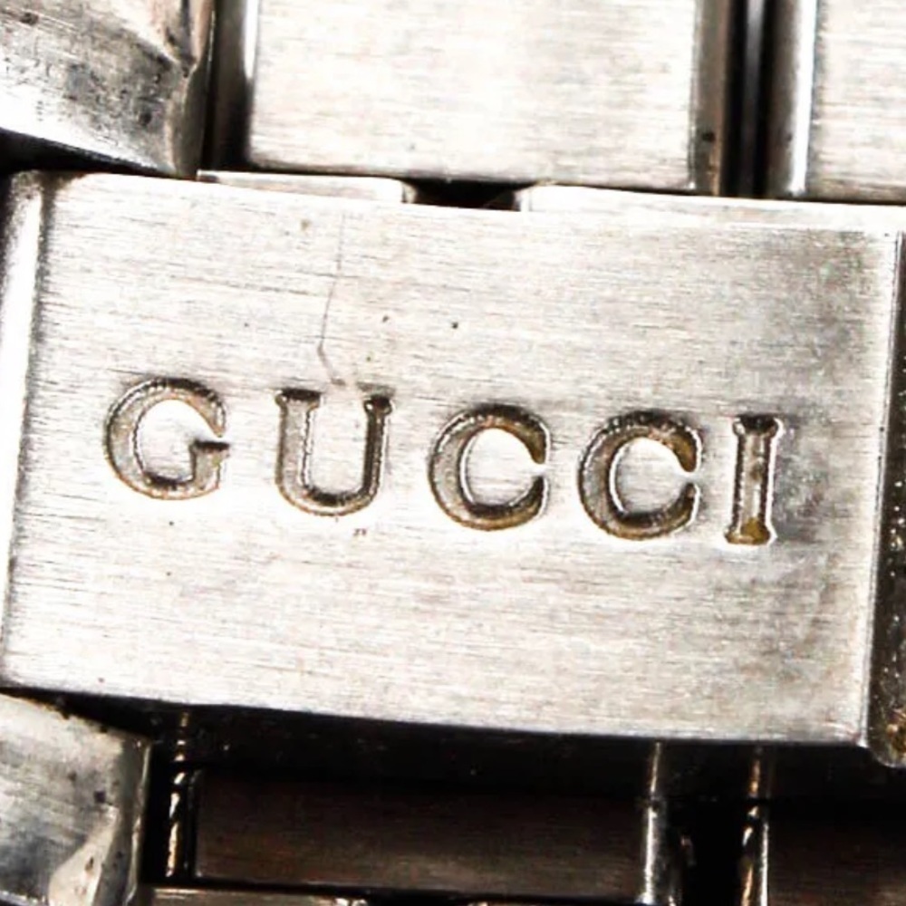 Gucci Womens Stainless Steel Diamond G-Timeless Quartz Watch Black - Picture 8 of 9